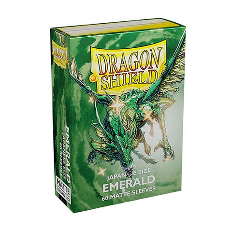 Arcane Tinmen Dragon Shield Japanese 60ct Matte Emerald Sleeves 59x86mm