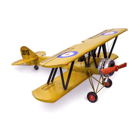 Boyle Metal Ornament Figurine EX Large The Arvo 621 Aircraft 96x94cm (Yellow)