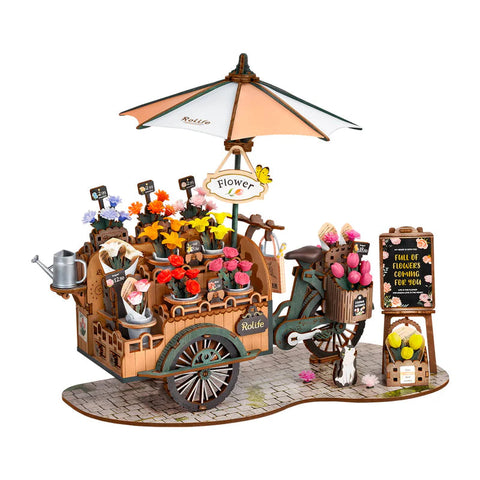 Robotime DIY Blossom Cart
