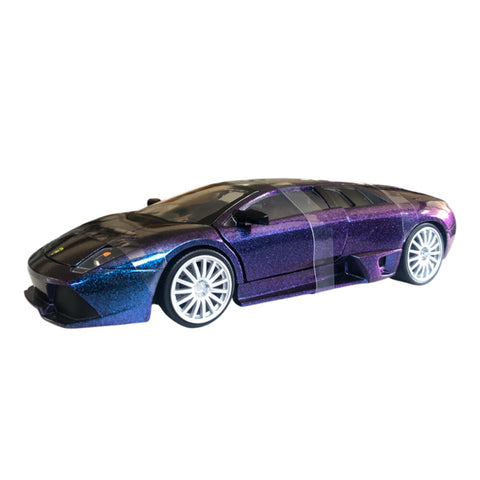 Jada 1:24 Pink Slips Lamborghini Murcielago LP640 Blue Diecast Vehicle Model