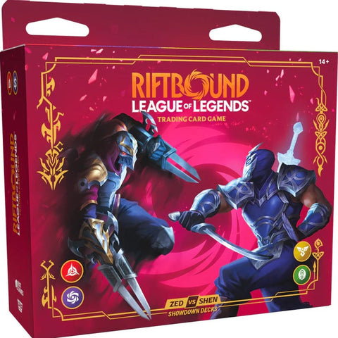 Riftbound League of Legends Vendetta Showdown Deck Cards Zed vs Shen