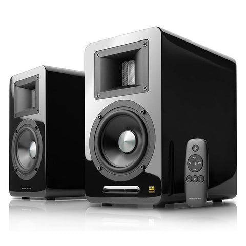 Airpulse A100 Wireless Active Miniature Speakers (Black)