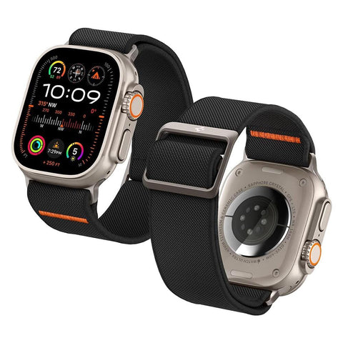 Spigen Apple Watch 49mm 46mm 45mm 44mm 42mm Lite Fit Ultra Band (Black)