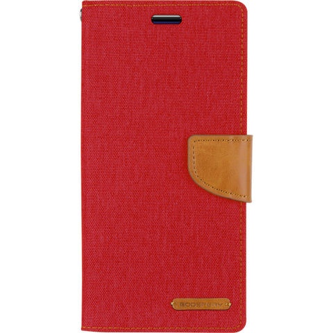 Goospery Canvas Diary For iPhone 11 Pro Max - Red
