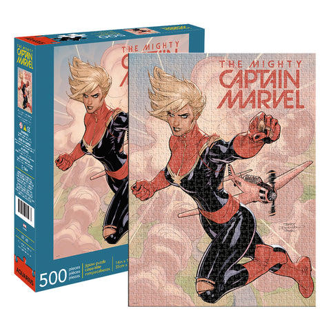 Aquarius 500pc Marvel Captain Marvel Cover 14y+ Kids/Children Jigsaw Puzzle 35 x 48 cm