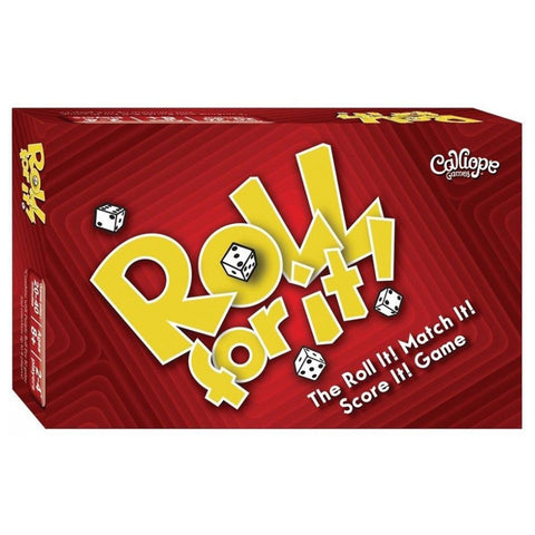 Calliope Games Roll For It! Red Set Board Game