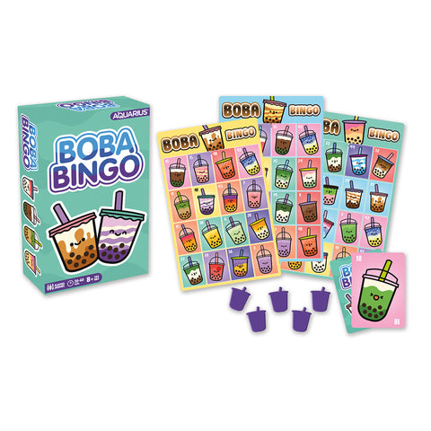 Aquarius Boba Family Bingo Party Card Play Fun Friends Kids/Children Game 8y+