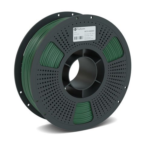 Filaform Naked PETG Matte 3D Printer Filament 1.75mm 1kg (Army Green)