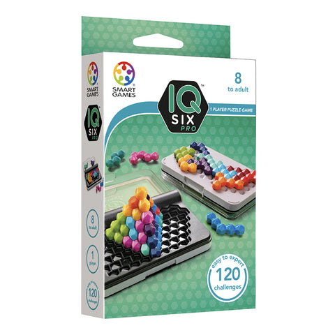 Smart Games IQ Six Pro Single Player Puzzle Grid Game