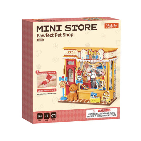 Robotime DIY Mini Store Pawfect Pet Shop