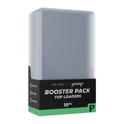 Palms Off Gaming Booster Pack Card Loader Top Loaders - 10pc Pack - Standard Size
