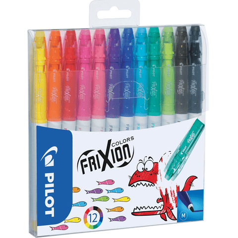 Pilot Wallet 12 Frixion Erasable Markers 2.5mm (Assorted)