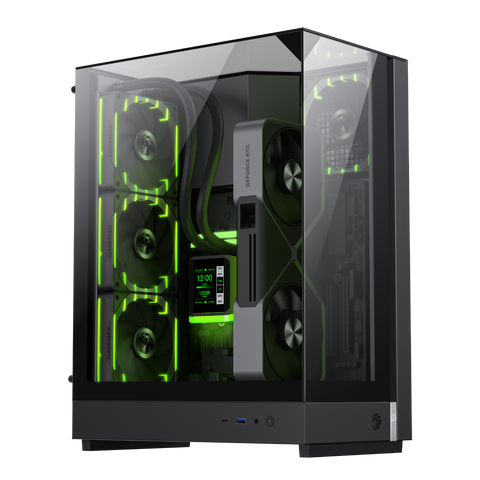 GameMax T20 BK Micro-ATX Compact Gaming Case (Black)