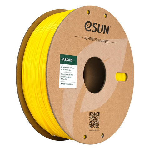 ESun ABS+HS High Speed 3D Print Filament 1.75mm 1kg - Yellow
