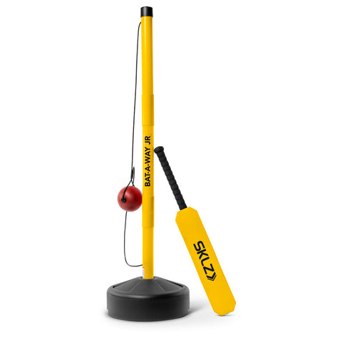 SKLZ Adjustable Bat-A-Way Junior Cricket Swing Trainer Yellow 75cm Length