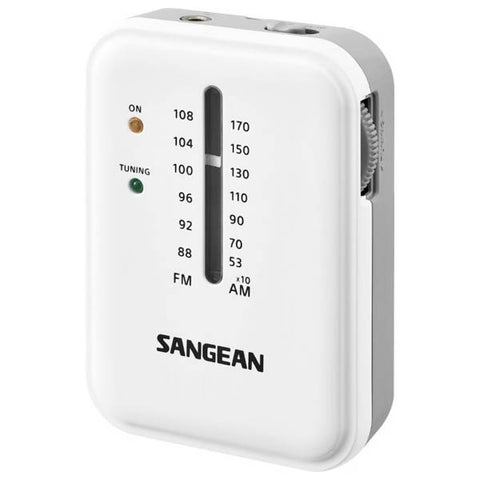 Sangean SR-32 FM / AM Hand Held Receiver - White / Grey