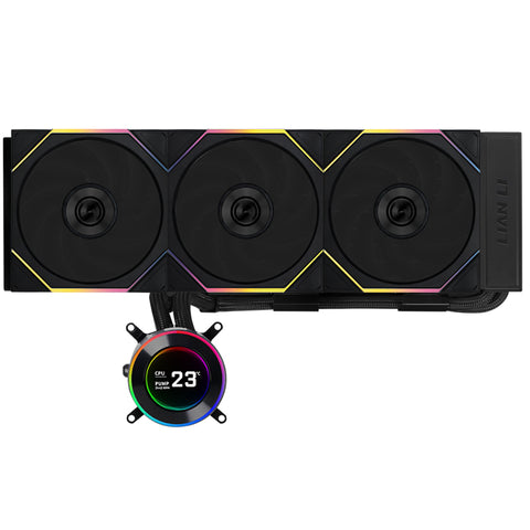 Lian Li Hydroshift II LCD-C 360TL 360mm RGB AIO CPU Cooler (Black)