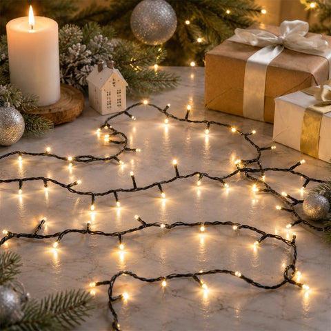 Lexi Lighting 800LED Firefly Compact String Light - Warm White