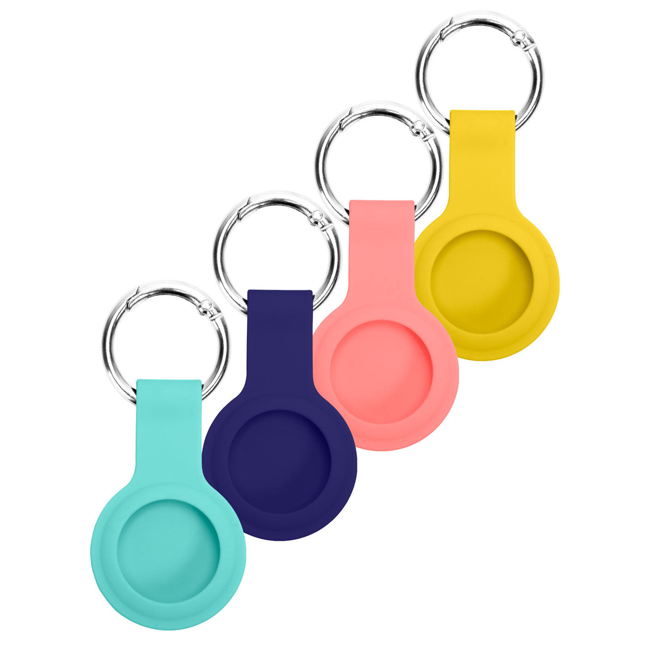 Laser Silicone Key Ring for Apple AirTag (4 Pack) JB Hi-Fi
