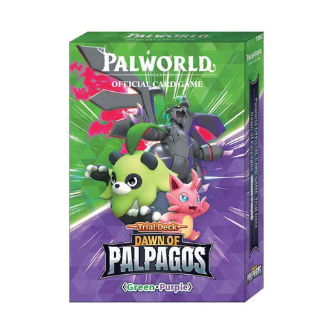 Bushiroad Palworld POCGe-TD02 Dawn of Palpagos Green/Purple Trial Deck