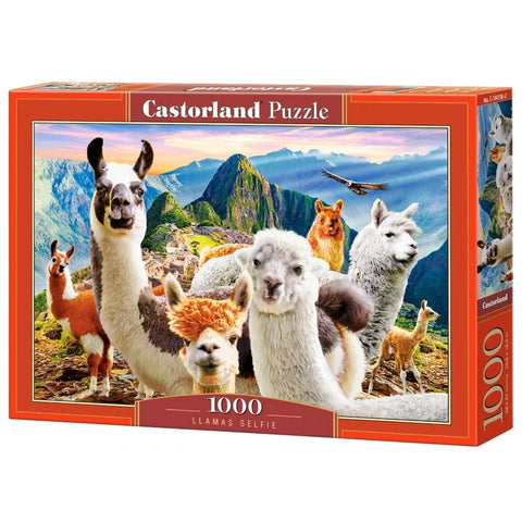 Castorland 1000-Pieces Llamas Selfie Puzzle