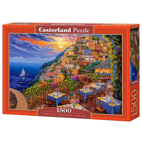 Castorland 1500-Pieces Romantic Positano Evening Puzzle