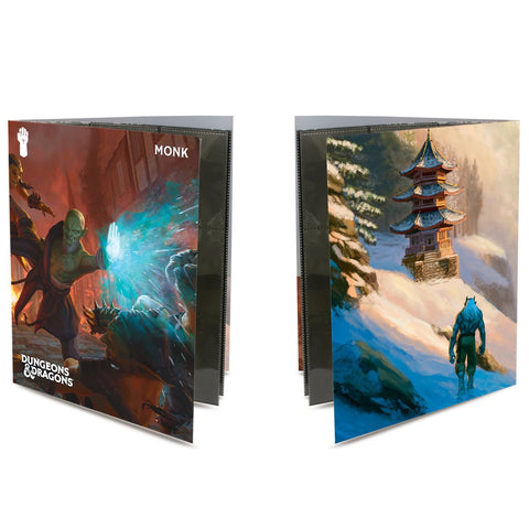 Ultra Pro D&D Class Folio with Stickers Monk Dungeons & Dragons