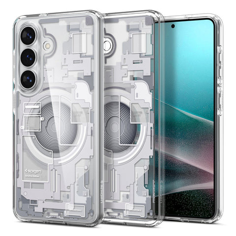 Spigen Galaxy S26 Plus Ultra Hybrid (MagFit) Case (Zero One White)