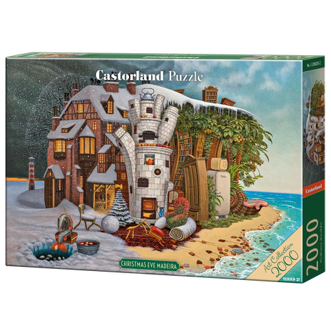 Castorland 2000-Pieces Christmas Eve Madeira Puzzle