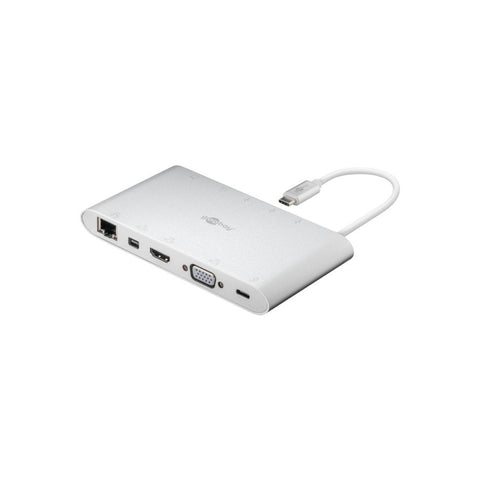 Goobay USB-C Multiport Adapter Silver