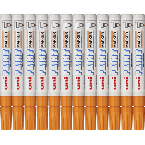 Uni-Ball PX20 Box 12 Paint Marker Bullet Tip 2.2mm (Orange)
