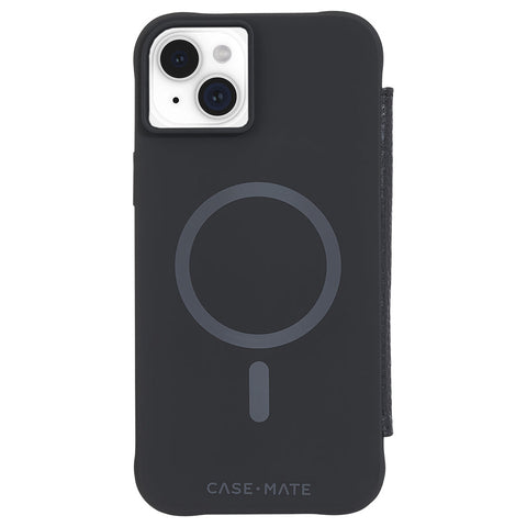 Case-Mate Wallet Folio MagSafe Case - For iPhone 15 Plus - Black -