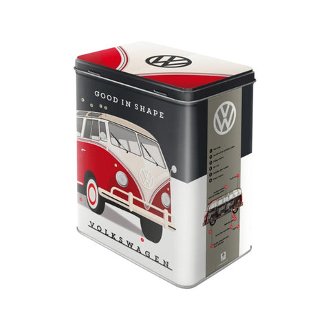 Nostalgic-Art Tin Large Storage Box Vintage VW Design 10x14x20cm