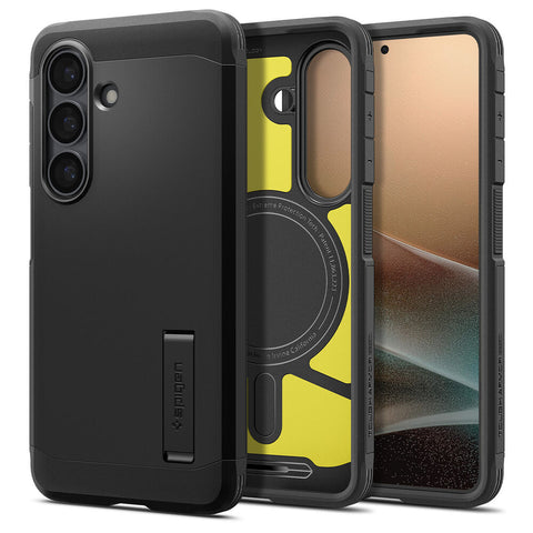 Spigen Galaxy S26 Plus Tough Armor (MagFit) Case (Black)
