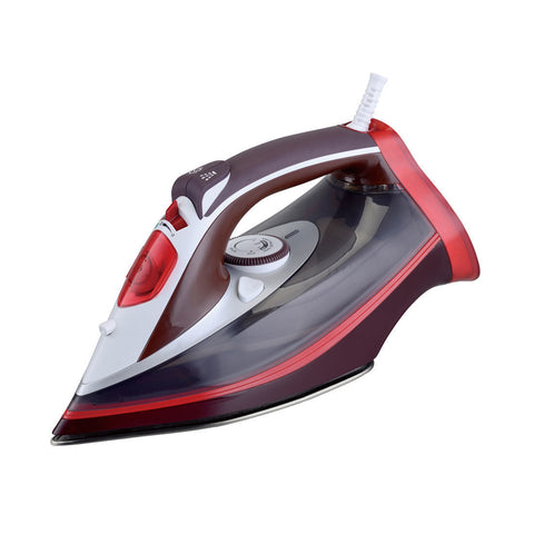 Maxim Deluxe Stainless Steel Steam Iron 2200W (Black/White/Red)