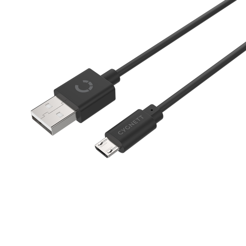 Cygnett Essentials Micro USB to USB-A Cable 1M - Black