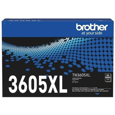 Brother TN-3605XL Toner Ink Cartridge Genuine Original Black TN3605XL