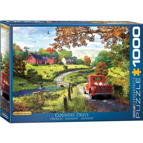 Eurographics 1000-Pieces Country Drive Puzzle