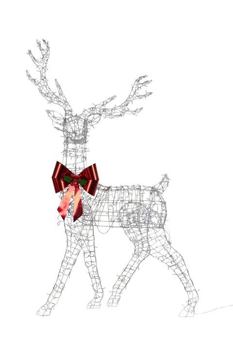 Christabelle 2.1m Christmas Reindeer Statue 800 LED Lights Indoor Outdoor Front Yard Lawn Decoration