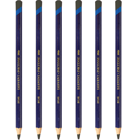 Derwent Inktense Pencil Dark Chocolate 1930 Pack 6