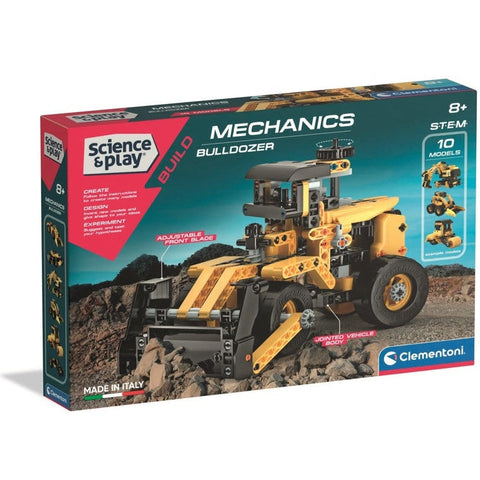 Clementoni Science & Play Mechanical Lab - Bulldozer Toy