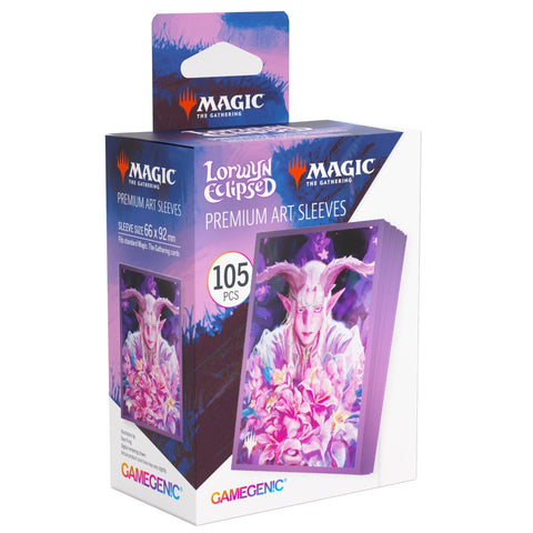 Gamegenic Magic The Gathering Lorwyn Eclipsed Premium Art Sleeves - Dawnhand Eulogist 66mmx92mm 105 Sleeves Per Pack