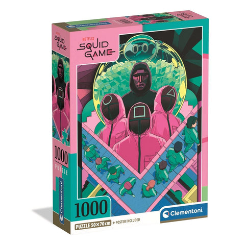 Clementoni Puzzle Squid Game Masked 1,000 Pieces