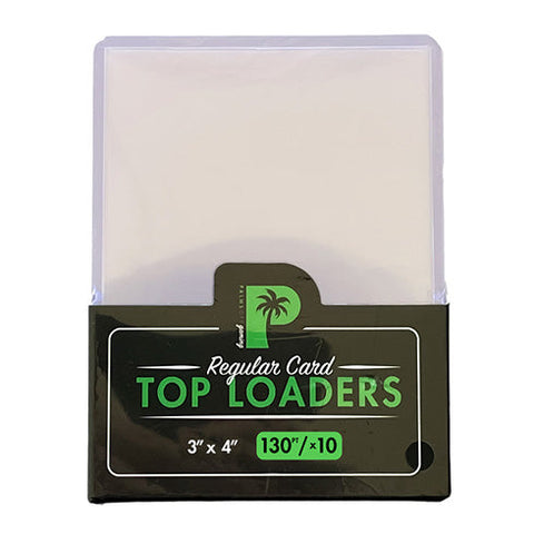 Palms Off Gaming Standard 130pt Card Loader Top Loaders - 10pc Pack