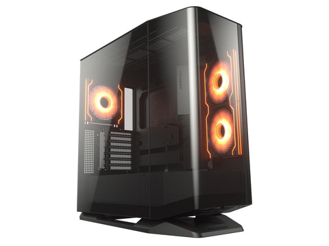 Cougar FV270 RGB Tempered Curved Glass Mid-Tower Case - Black