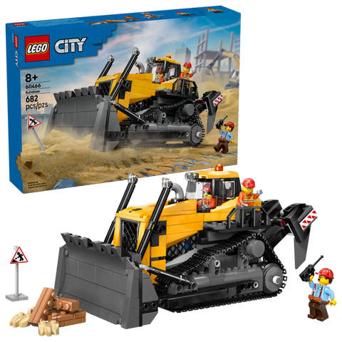 LEGO 60466 Yellow Bulldozer - City