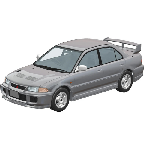 Aoshima 1/24 SNAP CE9A Lancer GSR Evolution III 1995 (Queens Silver)