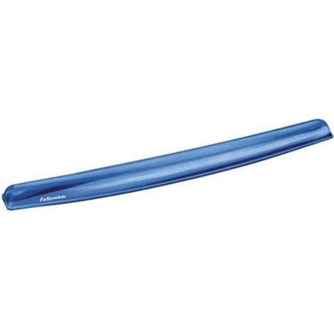 Fellowes Crystal Keyboard Gel Wrist Rest (Blue)