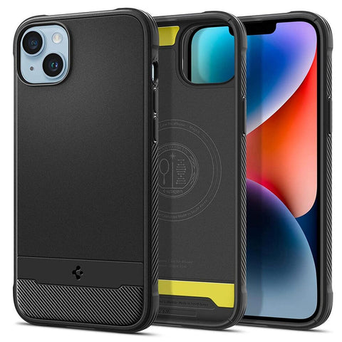 Spigen Apple iPhone 14 Plus Rugged Armor Mag (MagFit) Case - Black
