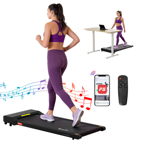 Everfit Treadmill Electric Walking Pad Under Desk Home Gym Fitness 400mm (Black)